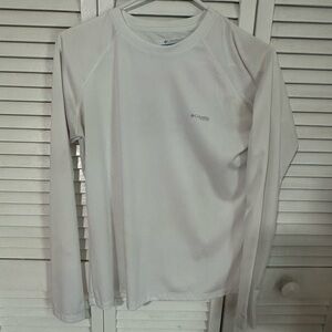 Columbia Classic White Crew Neck Shirt